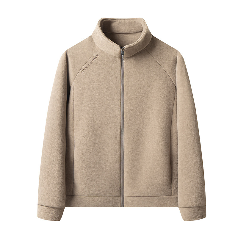 【保暖禦寒】中老年男女同款雙面搖粒絨外套