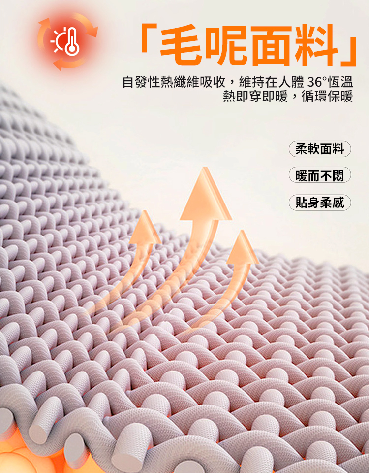 綿羊毛男士寬鬆直筒褲