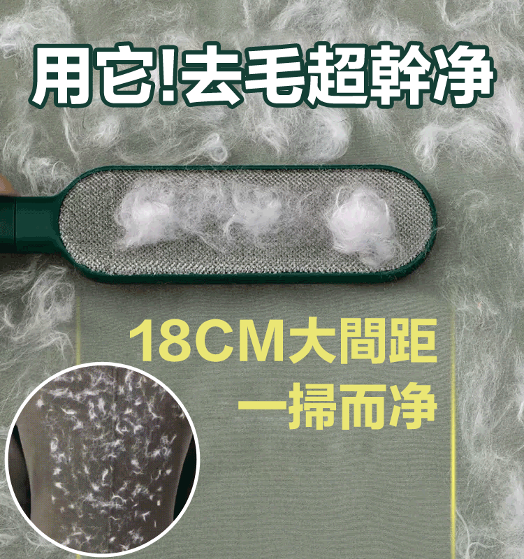 多功能靜電除毛刷