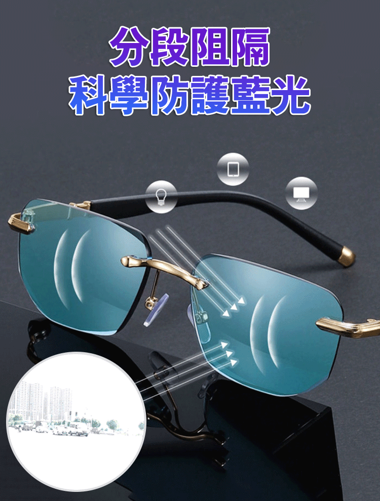 智慧變焦老花眼鏡