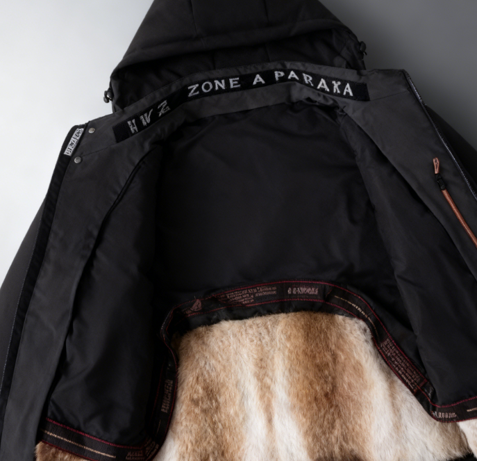 男士皮草派克服