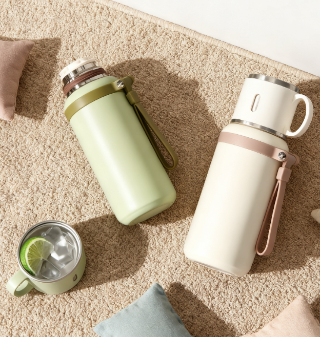 【茶水分離長保溫】316不鏽鋼碗蓋保溫杯