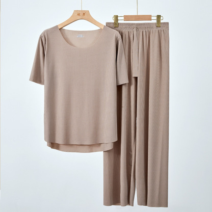 Couple's Cool Feeling Ice Silk Pajamas