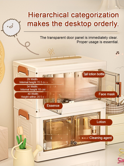 Multi-layer storage cabinet stationery snack sundries storage rack