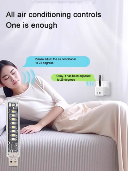 Intelligent voice air conditioning with night light