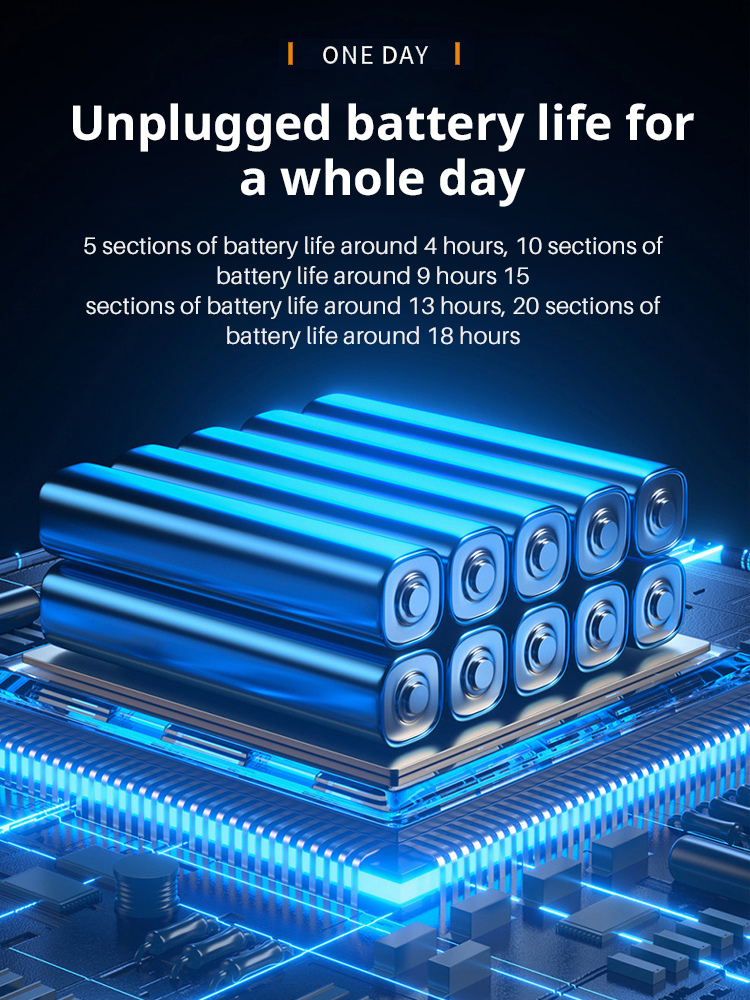 [Extra Long Life] Wiring-free Li-ion Battery Fan