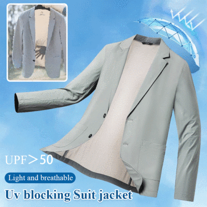 Men's lightweight casual suit jacket