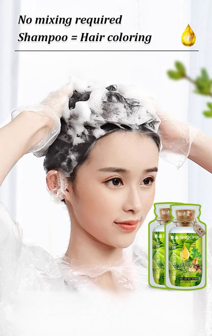 【Look Ten Years Younger】Herbal Foam Hair Dye