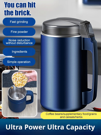 Upgraded large-capacity household electric grinder