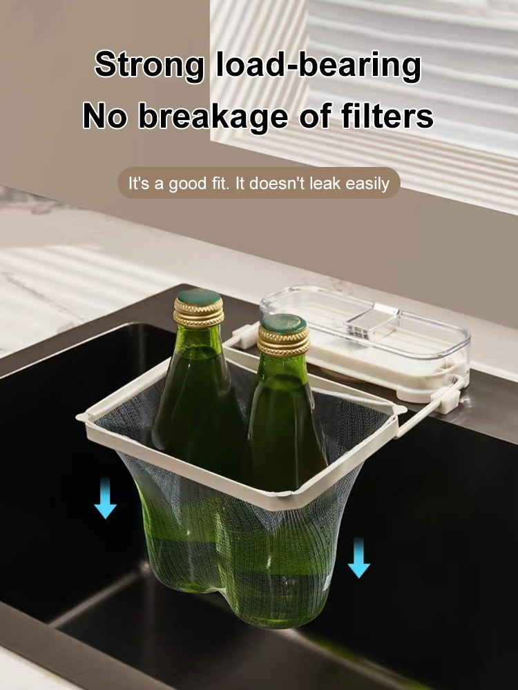 Suction Cup Sink Filter Rack