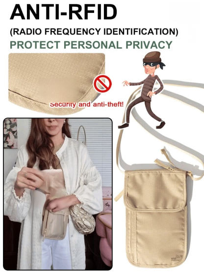 Multifunctional Anti-theft Travel Document Bag
