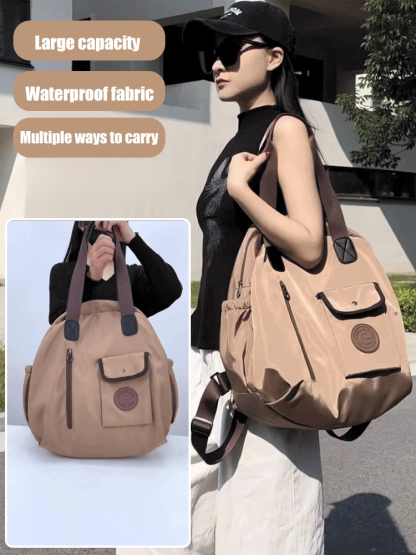 Multi-carry large capacity waterproof backpack