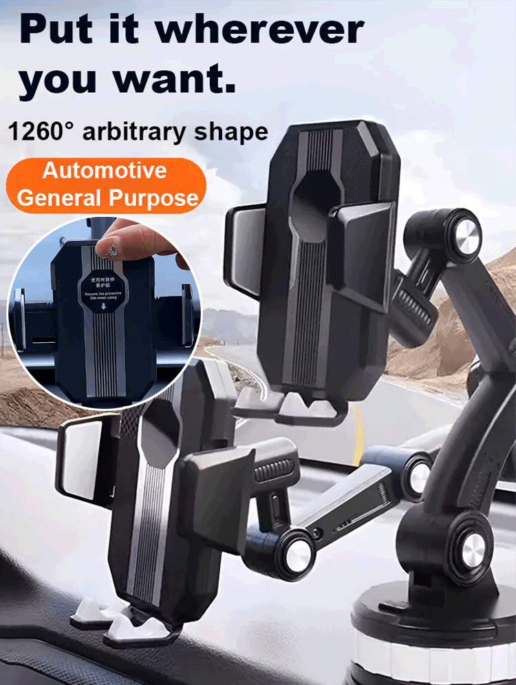 Multifunctional car phone holder
