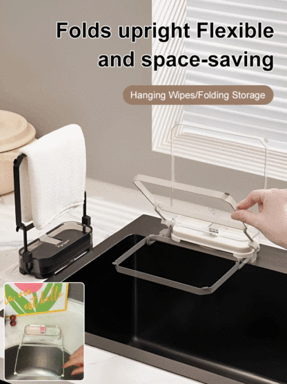 Suction Cup Sink Filter Rack