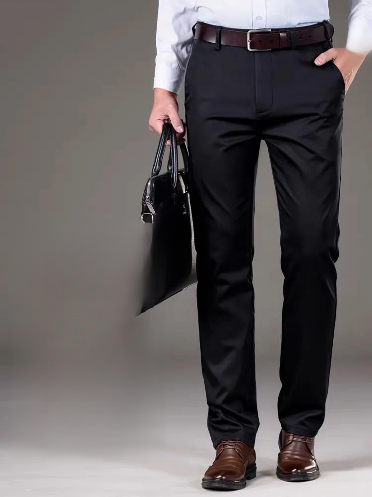 men’s ice silk suit pants