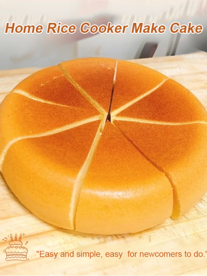 Rice Cooker Cake Making】Home Cake Mix Healthy Baking