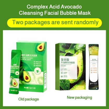 Complex Acid Avocado Cleansing Facial Bubble Mask