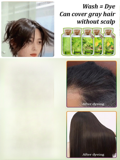 【Look Ten Years Younger】Herbal Foam Hair Dye