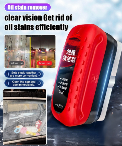Powerful Decontamination Car Glass Oil Film Wipe