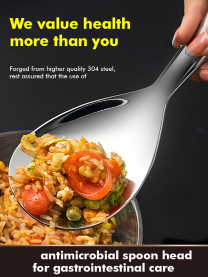 Thickened stainless steel non-stick rice spoon