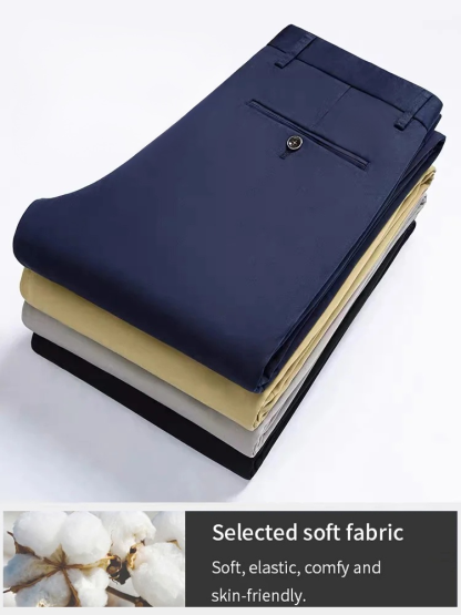 men’s ice silk suit pants