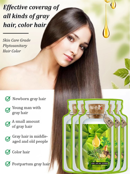 【Look Ten Years Younger】Herbal Foam Hair Dye