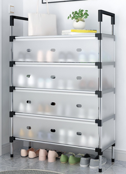 Space Saving Multi-Layer Dustproof Shoe Rack