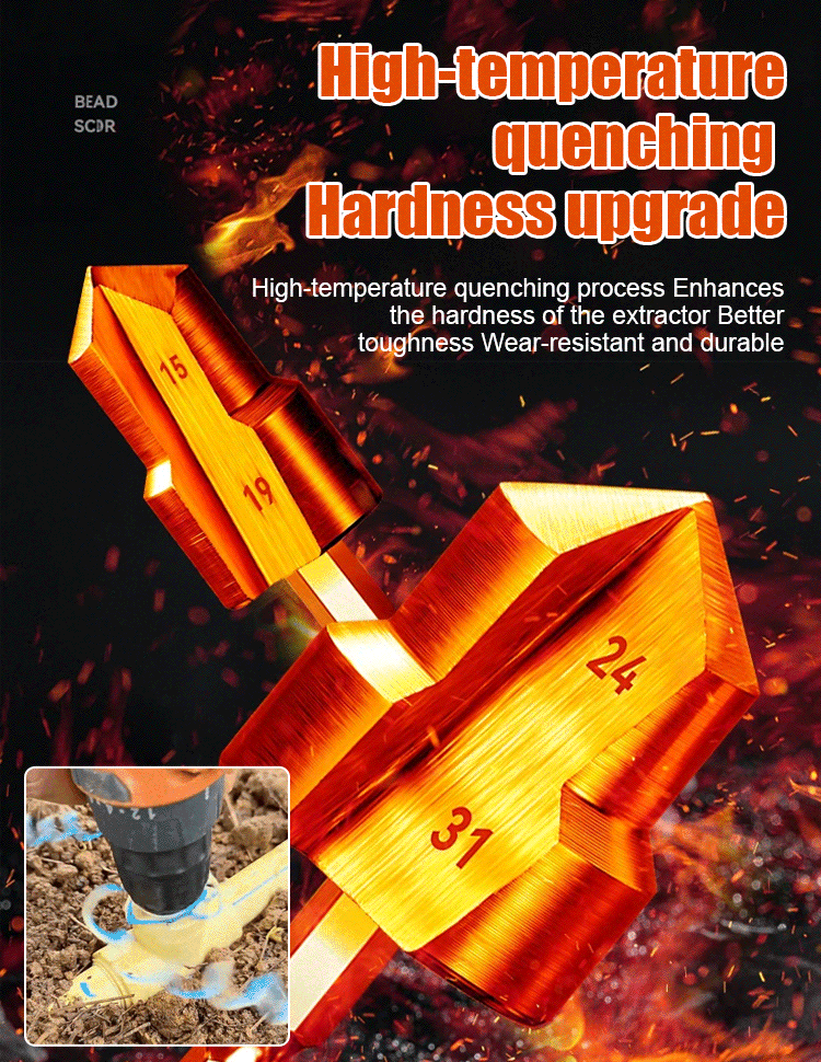 One second hole opening] German PPR step drill bit