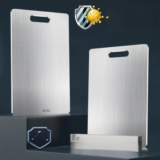 【Never Mold】Stainless Steel Cutting Board