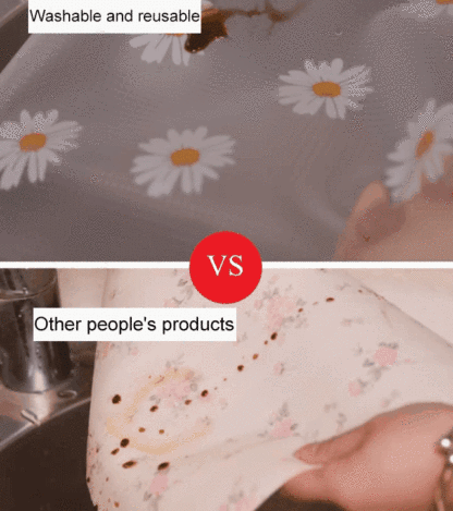 Multi-purpose printed stain and oil resistant mat