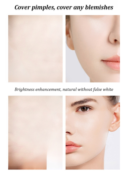 Dual-ended foundation stick with brush