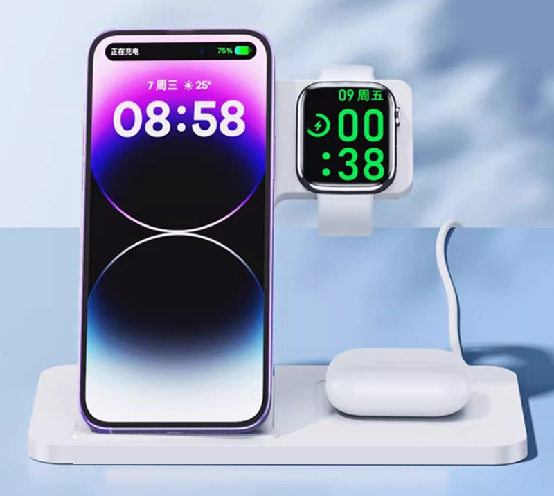 Portable Foldable Magnetic 3-in-1 Wireless Charger