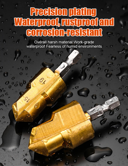 One second hole opening] German PPR step drill bit