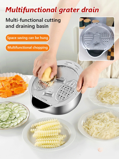 Multifunctional Stainless Steel Vegetable Cutter