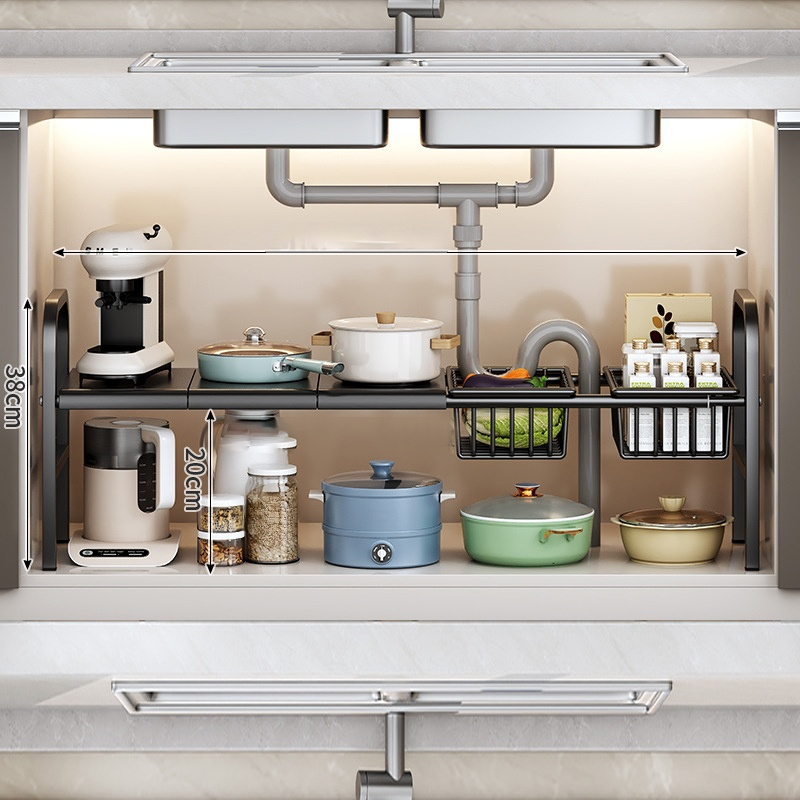 Retractable Under Sink Shelf--N*7