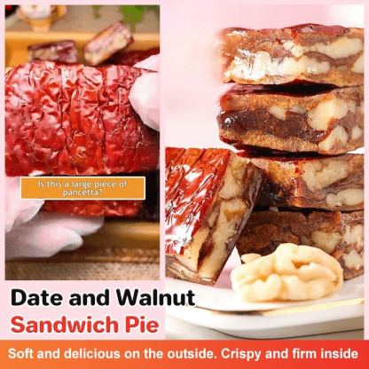 Date and Walnut Sandwich Pie