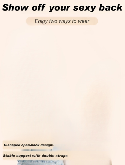 U-shaped back underwear
