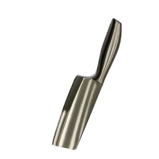 Stainless Steel Chef Knife on wooden cutting board