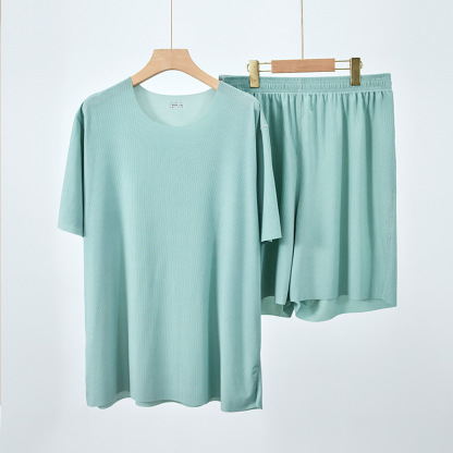 Couple's Cool Feeling Ice Silk Pajamas