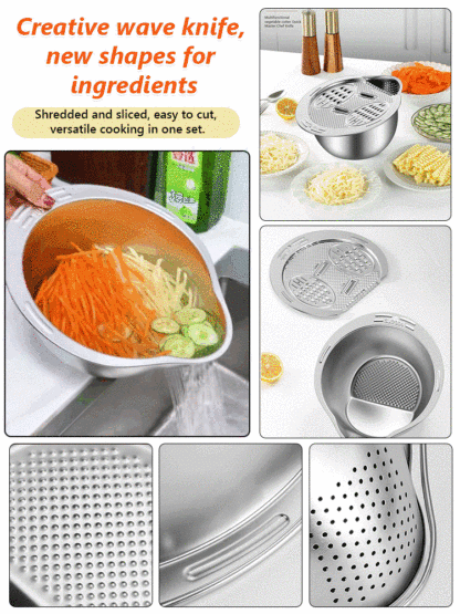 Multifunctional Stainless Steel Vegetable Cutter