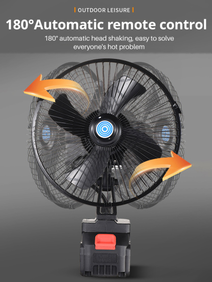 [Extra Long Life] Wiring-free Li-ion Battery Fan