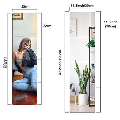 High definition acrylic mirror wall sticker soft lens
