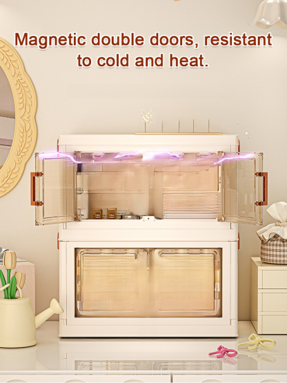 Multi-layer storage cabinet stationery snack sundries storage rack