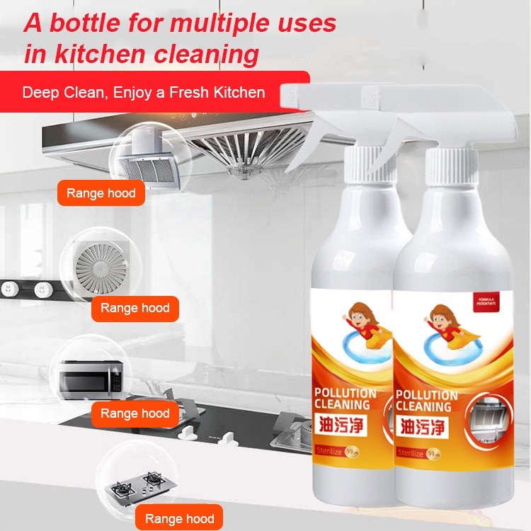 "The dirtier, the better" multifunctional kitchen grease cleaner.