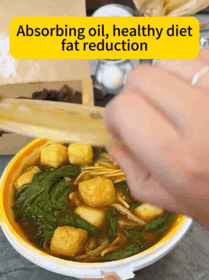 【Reject Grease】Healthy Diet One-Time Use Soup Oil-Absorbing Paper