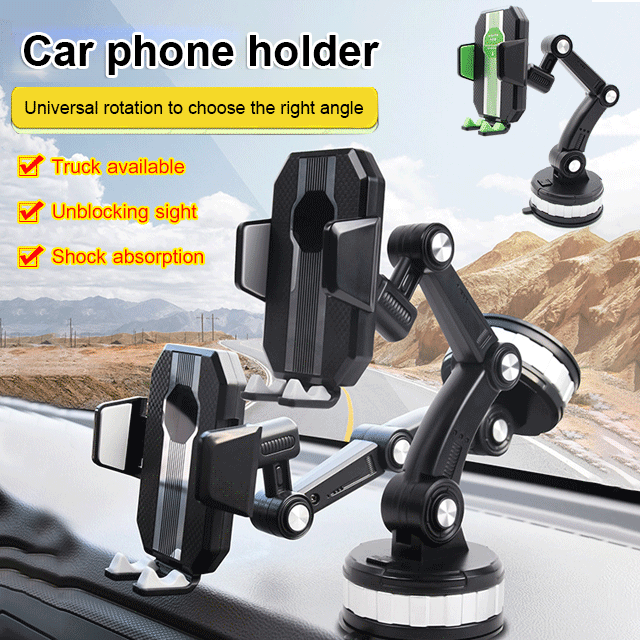 Suction-cup type car phone holder