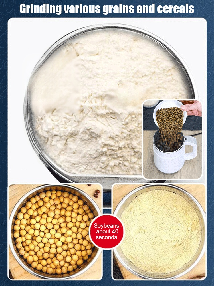 Upgraded large-capacity household electric grinder