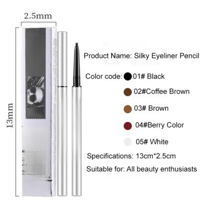 【One-Stroke Perfection】Long-Lasting Waterproof Smudge-Proof Eyeliner Pencil