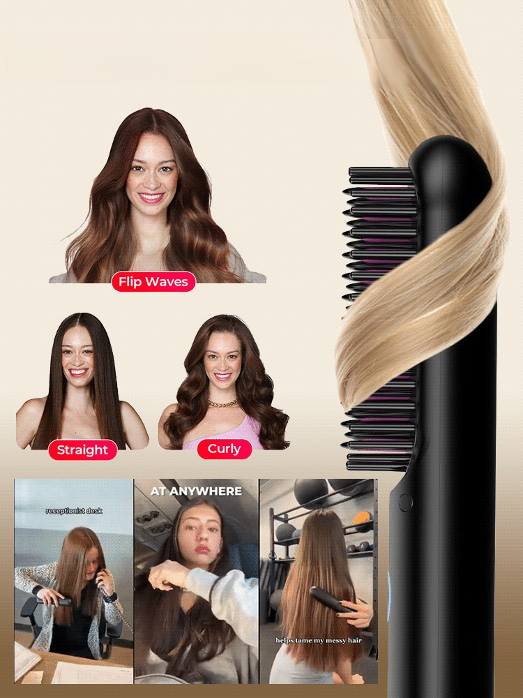 Negative Ion Curling Iron Lazy Curling Wand