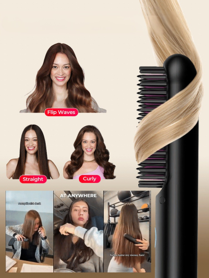 Negative Ion Curling Iron Lazy Curling Wand